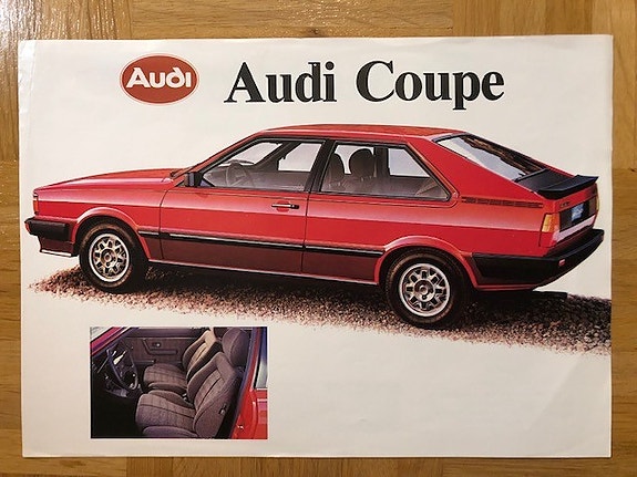 Esite Audi Coupe B2 1980-luvulta VAG