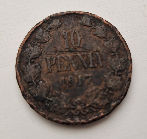 10 penniä 1917
