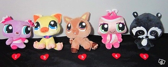 Littlest Pet Shop pehmoja .Isoja ja pieniä sekä Rescue Pets