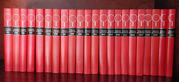 Pohjolan poliisi kertoo kirjasarja v.1980-2001