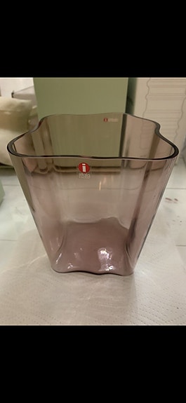 Aalto maljakko 150mm lila Aalto Kukan ylin osa