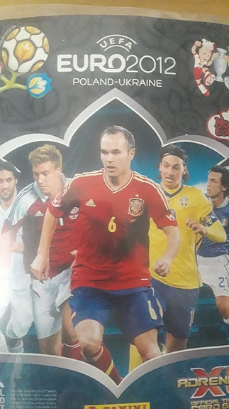 Panini 2012 Uefa Euro nordic edition jalkapallokortit