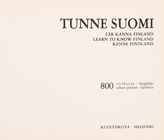 Tunne Suomi