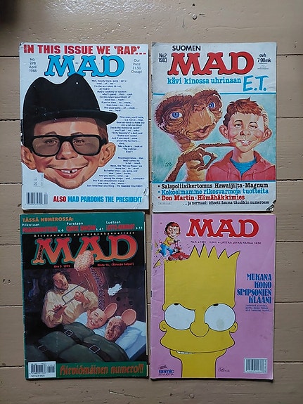 Mad- lehtiä 4kpl