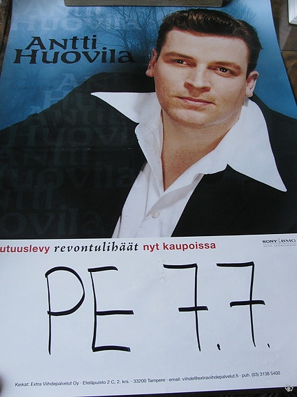 Keikkajuliste Antti Huovila