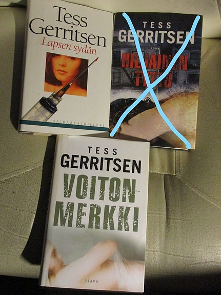 Tess Gerritsen kirjoja