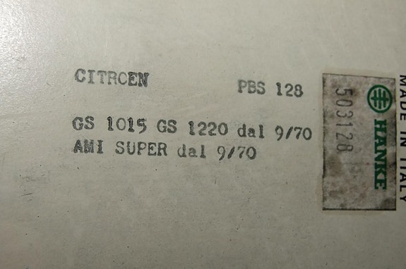 Citroen GS/ami bensiinipumppu