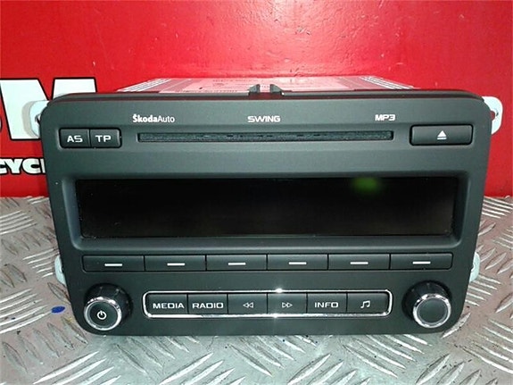 Skoda Fabia & Roomster, Mk2 2006-15, radio, UUSI