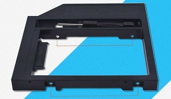 DVD-HDD/SSD muistilaajennus kannettavaan; 12.7mm
