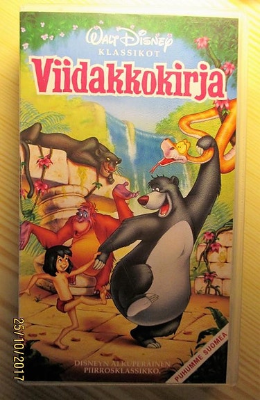 Viidakkokirja - Lasten Disney VHS-elokuva