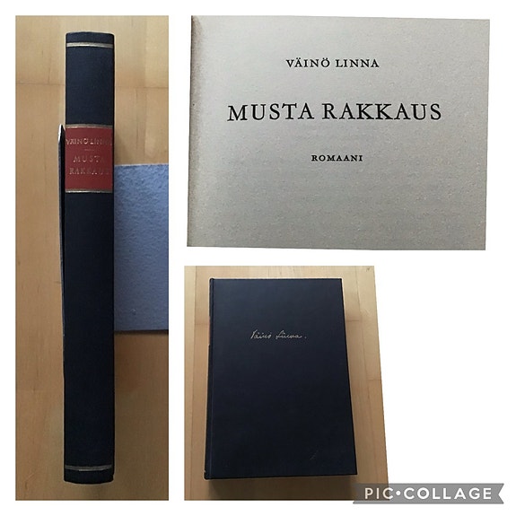 Väinö Linna : Musta rakkaus ( 1965 ) 3.painos