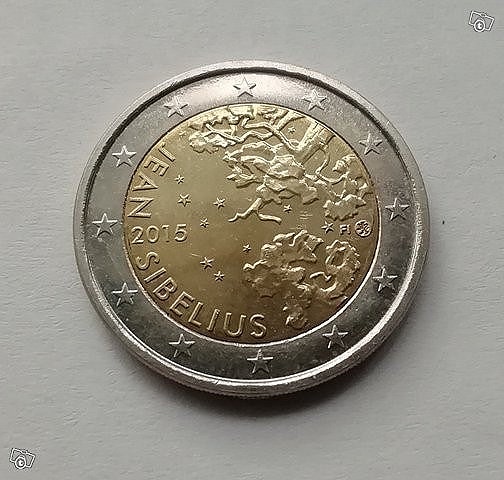 Suomi erikois 2 € 2015, Jean Sibelius.