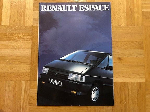Esite Renault Espace 1980-luvulta