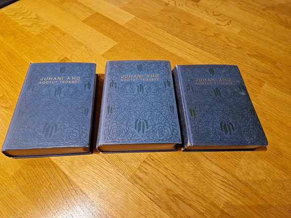 Juhani Aho Kootut teokset osat VI, VII ja X 1927