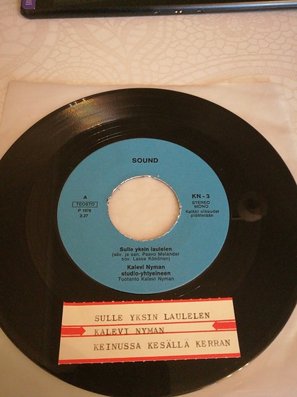 Kalevi Nyman 7" Sulle yksin laulelen