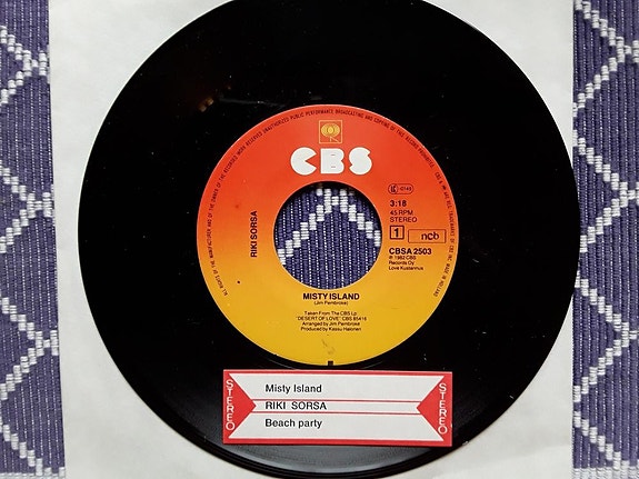 Riki Sorsa 7" Misty island / Beach party