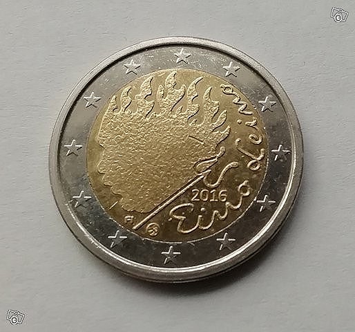 Suomi erikois 2 € 2016, Eino Leino.