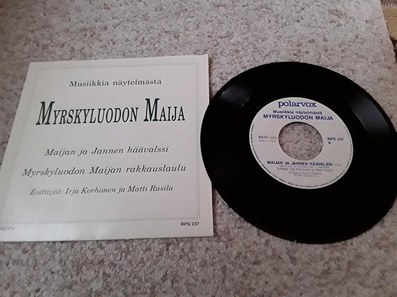 Musiikkia näytelmästä Myrskyluodon Maija 7"Single