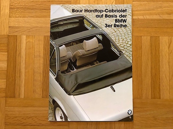 Esite BMW E21 Baur Cabriolet 3-sarja Cabrio