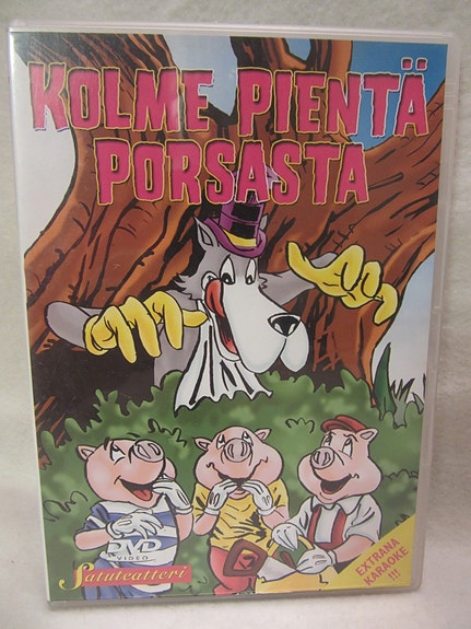 Kolme pientä porsasta dvd