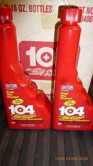 Oktaani Booster 104 ,16 oz / 473ml / pullo