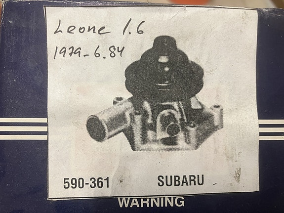 Subaru Leone 1.6 Vesipumppu 79-6/84