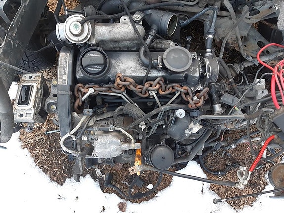 Vw 1.9 tdi ALH 90hv moottori+vaihteisto
