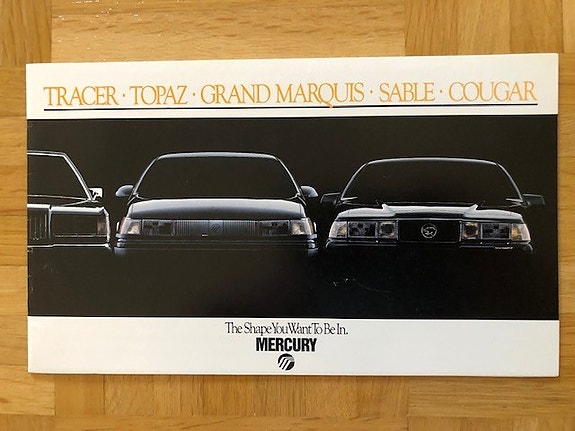 Esite Mercury mallisto 1988 Grand Marquis Sable ym