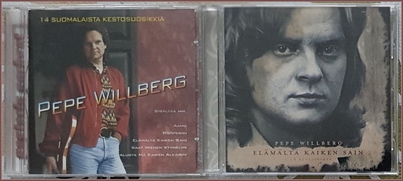 2 kpl Pepe "ELÄMÄNI BIISI" Willbergin cd:eitä