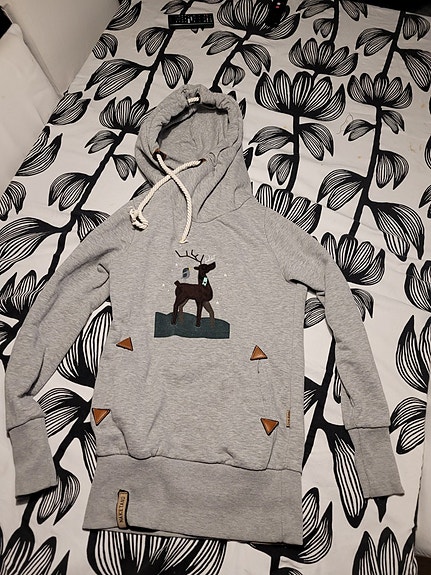 Naketano pitkä huppari koko xs