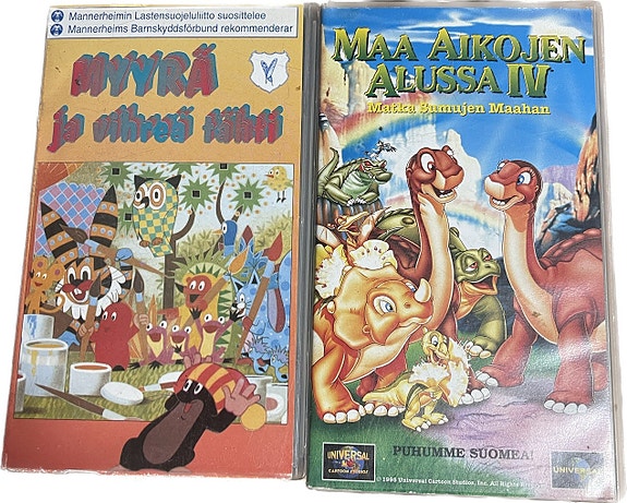 VHS Elokuvat Myyrä ja Maa Aikojen Alussa