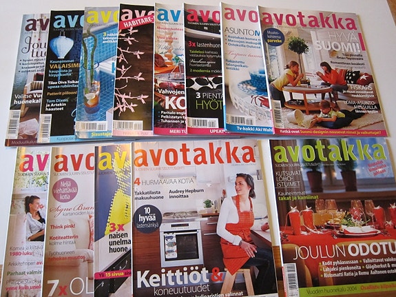 Avotakka ihania vanhoja lehtiä 38 numeroa