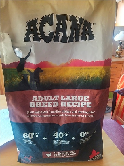 Acana koiran ruoka,Acana koiranruokaa
