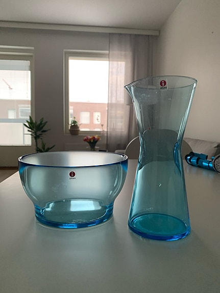 Iittala Kartio kaadin ja Verna tarjoilukulho