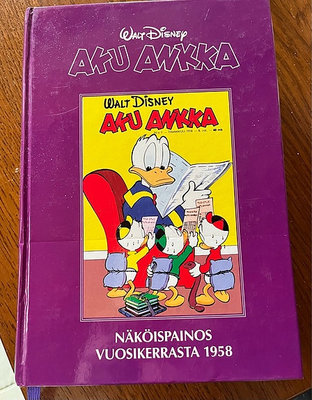 Aku Ankka näköispainos 1958
