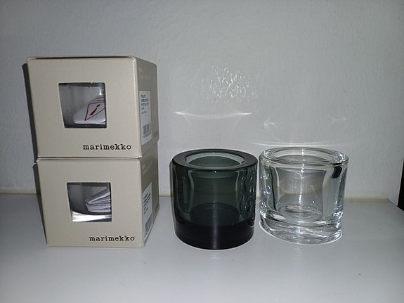 Kivi tuikku kirkas 2 kpl ja harmaa 1 kpl, Iittala