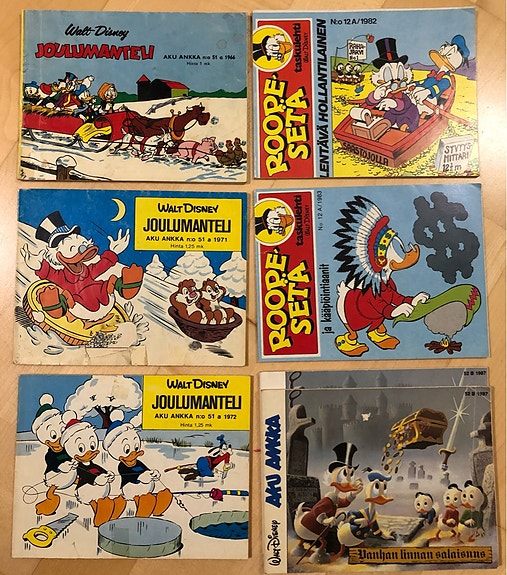 Aku Ankan erikoisnumeroita alkaen 1972