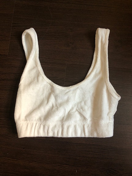Zara velour toppi, croptop s