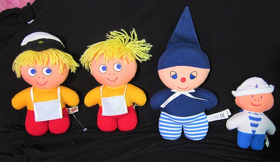 Jolly-Dolly  ja  Brio baby .Pehmoja ja helistin