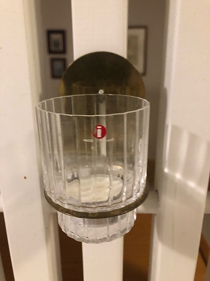 Iittala retro kynttilätuikku seinälle