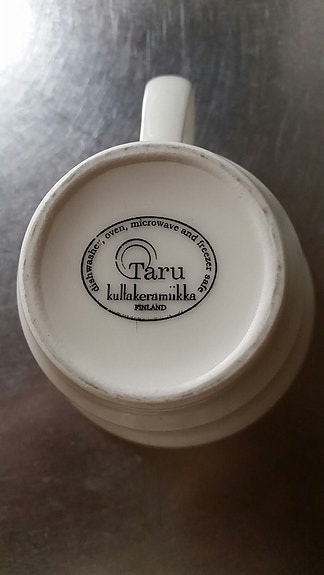Kahvikuppi, Taru, Kultakeramiikka
