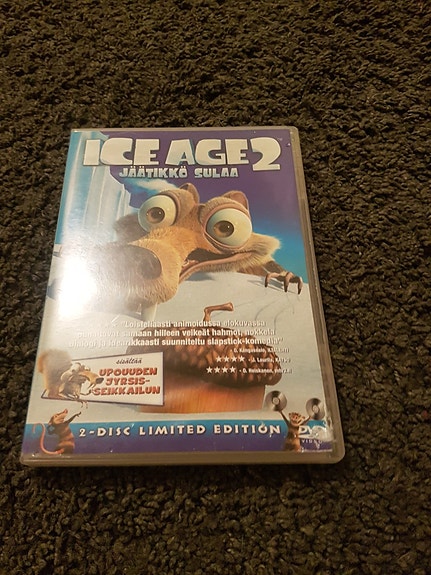 Ice age 2 jäätikkö sulaa DVD elokuva