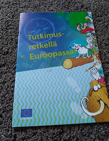 Tutkimusretkellä euroopassa uusi lasten kirja