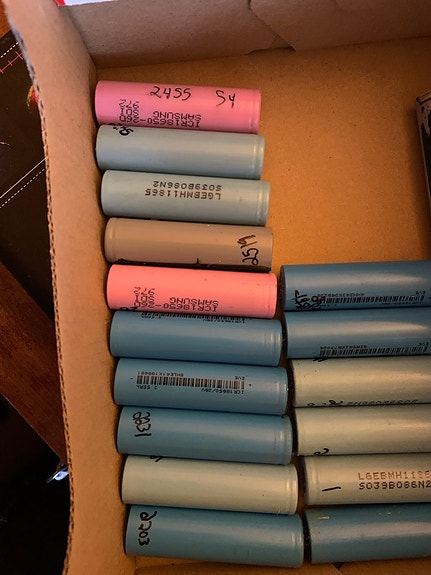 Li-ion cells: battery 18650 21700