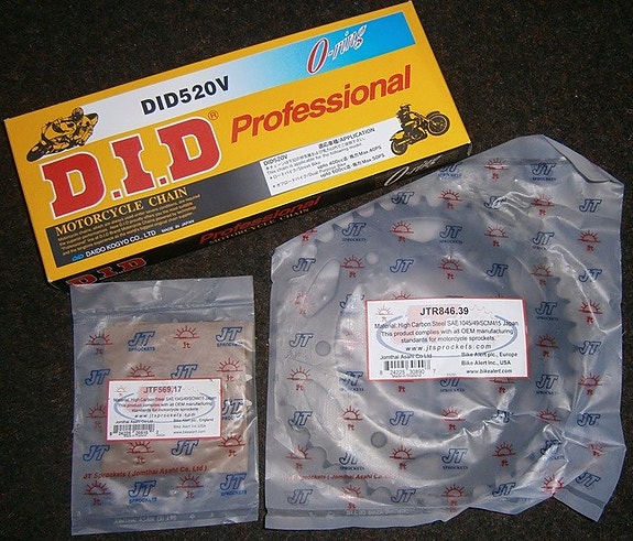 DID D520V106 ZBL ketjut + rattaat