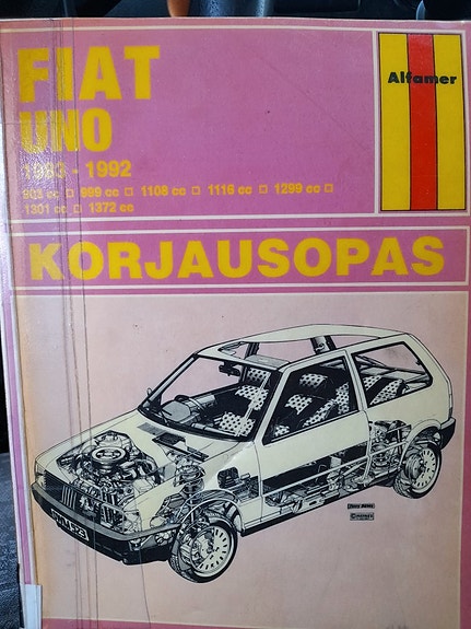 Fiat Uno Korjausopas