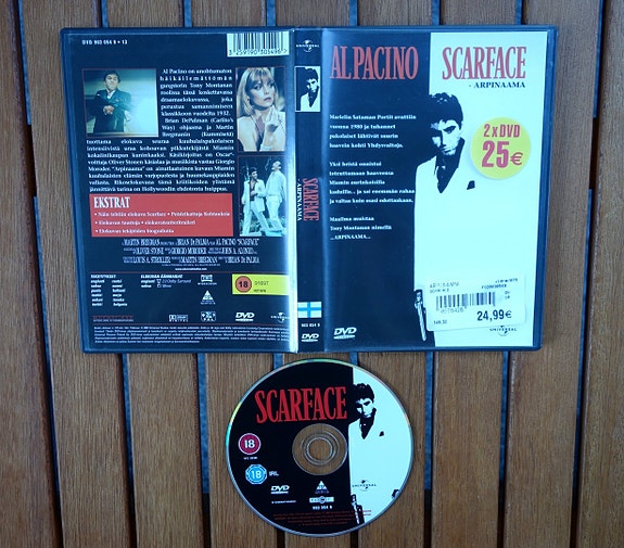 Scarface - Arpinaama (1984 Brian DePalma, Al Pacino, Giorgio Moroder)