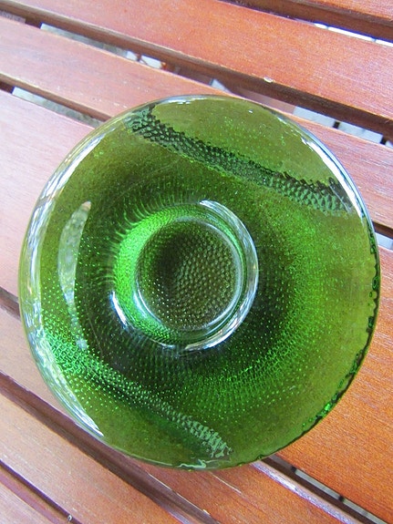 Iittala vihreä tuikkukynttiläkuppi