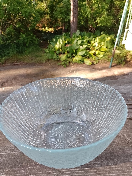 Riihimäen Lasi Kehrä kulho / boolimalja