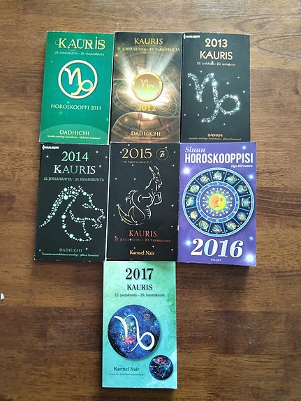 Kauris horoskooppikirjat